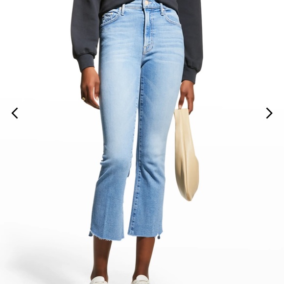 Mother Denim Insider Crop Step Fray jeans in Limited Edition like new - Picture 1 of 4